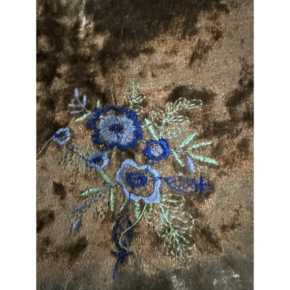 NWT Trish Scully Velvet Dress w/ 3D Floral Neckline — Women’s Size 8 - Picture 9 of 9